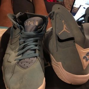 Men light blue size 13 Jordan sneakers.